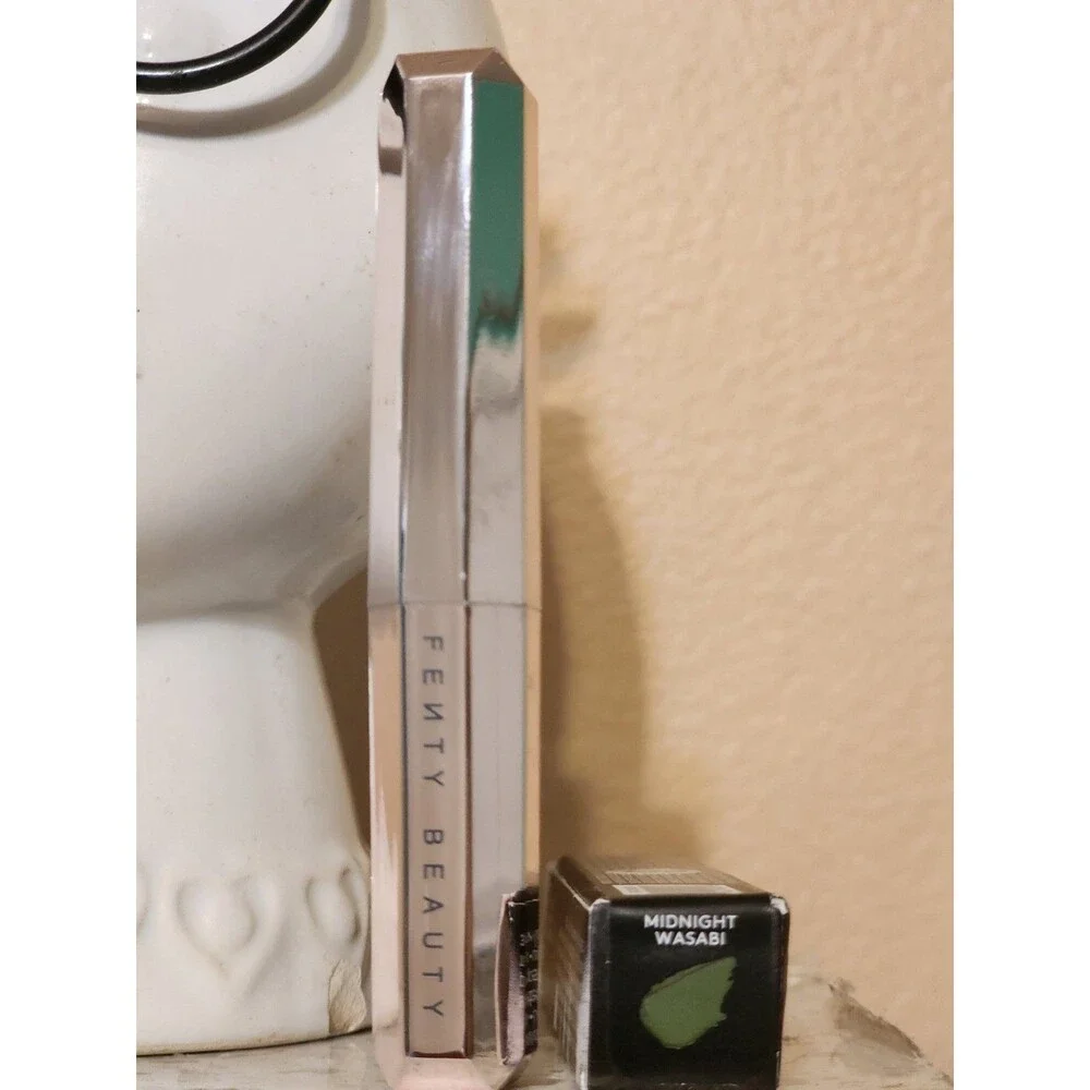 FENTY Beauty Plush Matte Lipstick Midnight Wasabi(Green) .06 oz NIB Discontinued
